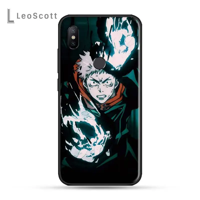 

Jujutsu Kaisen japanese anime manga Phone Case For Xiaomi Redmi note 7 8 9 t max3 s 10 pro lite cover funda coque shell