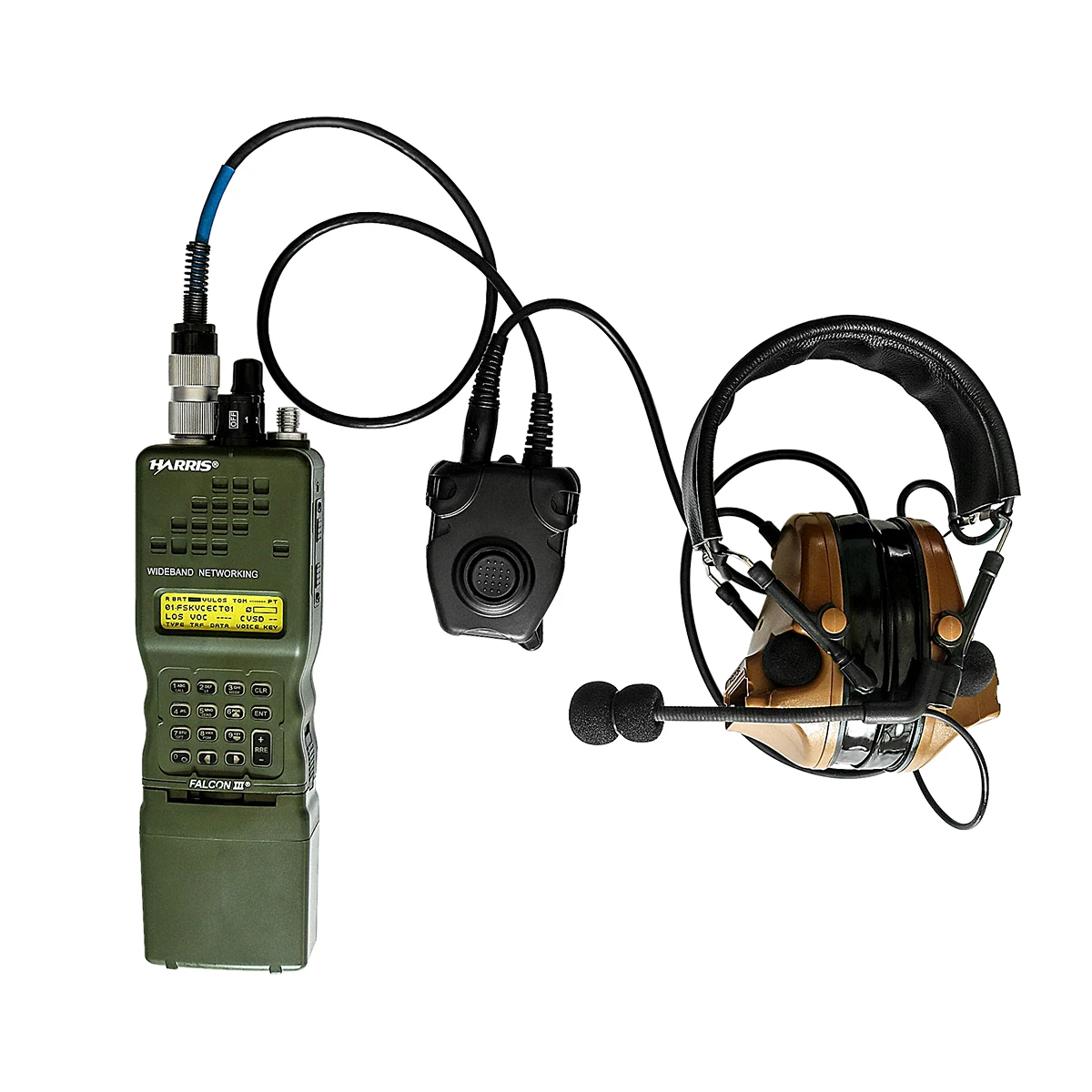 Peltor PTT гарнитура адаптер для AN/PRC152 PRC148 манекен чехол 6 Pin Военная гарнитура штекер PTT