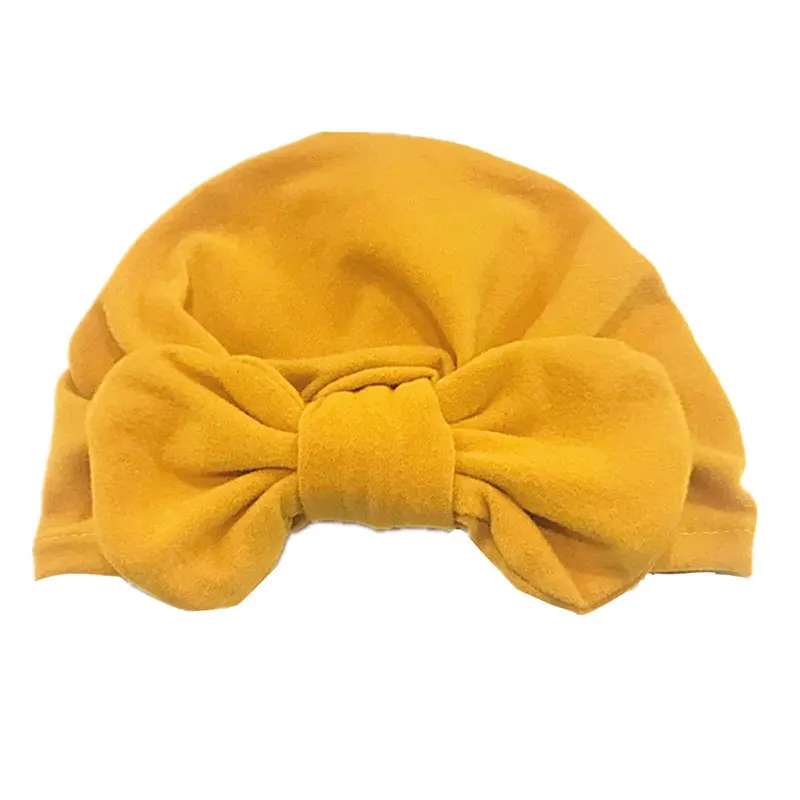 Детские Модные головные уборы с бантами детская шапочка бантиком для