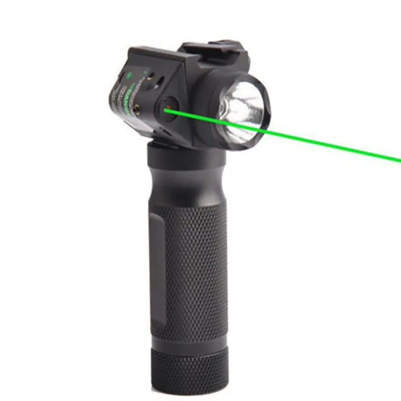 

Tactical green laser grip torch integrated laser grip torch under strong light