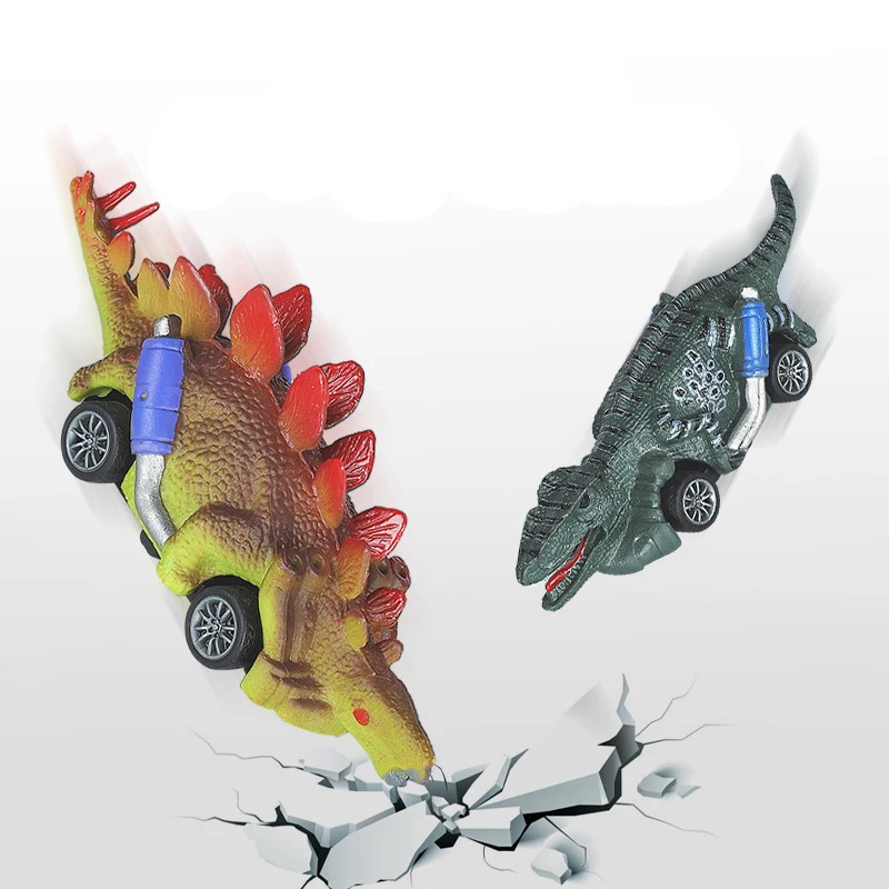 

Dinosaur Inertia Return Car, Children's Toy Simulation Model, Dinosaur Return Car, 3-9-year-old Boy Cartoon Car, Christmas Gift