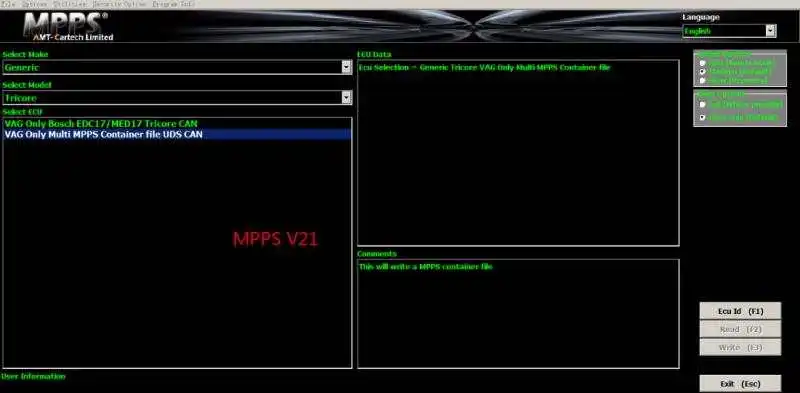 Новинка MPPS V18.12.3.8 MAIN + Tricore Multiboot с непрерывным тросом V18 ECU чип сканер для настройки