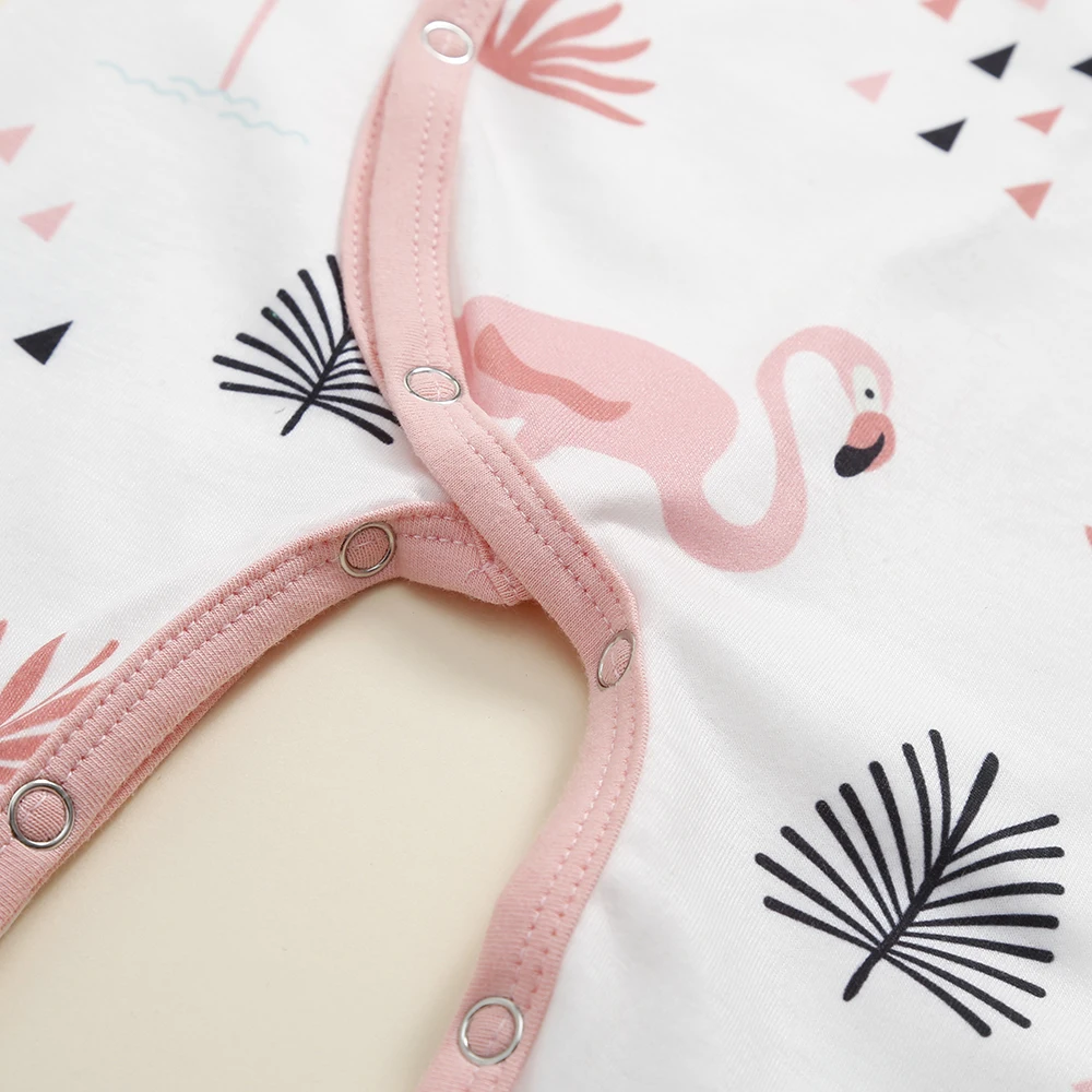 New Kids Clothes 2019 Sleep Girls Autumn USToddler Infant Unisex 0-3T Baby Kid Cotton Flamingo Pajamas Sleepwear Night |