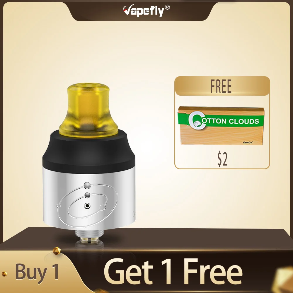 Бесплатный подарок Vapefly Galaxies MTL RDA 22 мм электронная сигарета атомайзер 510 нить