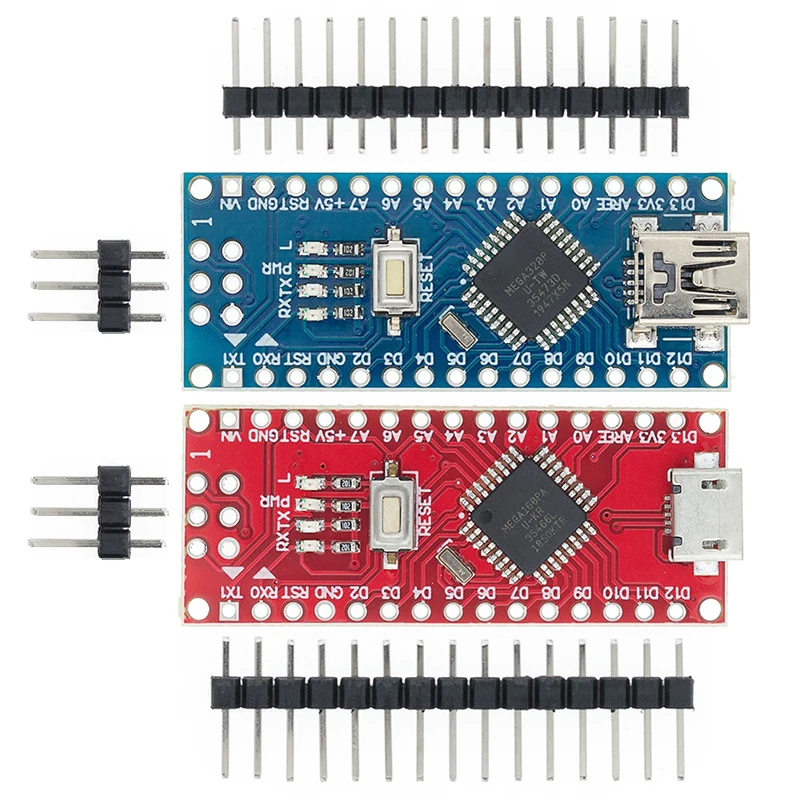 100 шт. Nano с Загрузчиком совместимый контроллер 3 0 Для arduino CH340 USB драйвера 16 МГц v3.0