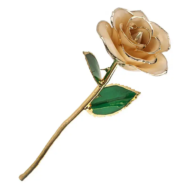 

Rose with Stand Gold Rose Gold Rose 24K Gold Plated Rose Gift Ornament for Birthday Anniversary Valentines Day 24k Gold Rose