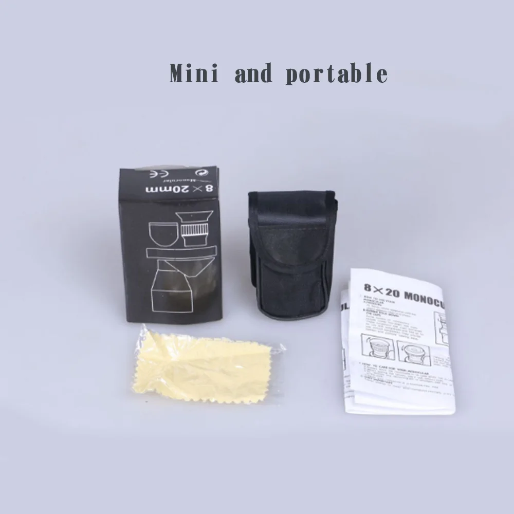 Портативный Удобный Монокуляр с одним стволом высокой мощности четкости низкий