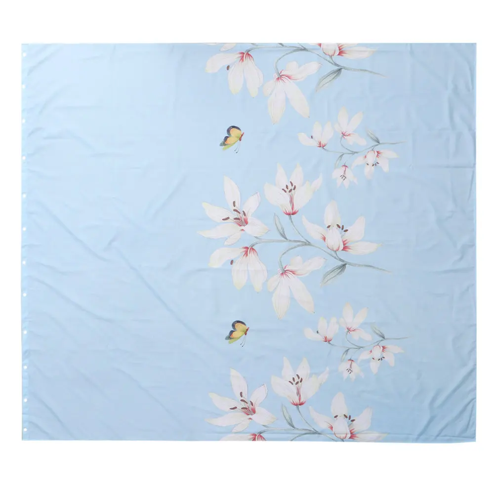 1 шт. занавеска для душа с цветочным узором | Дом и сад