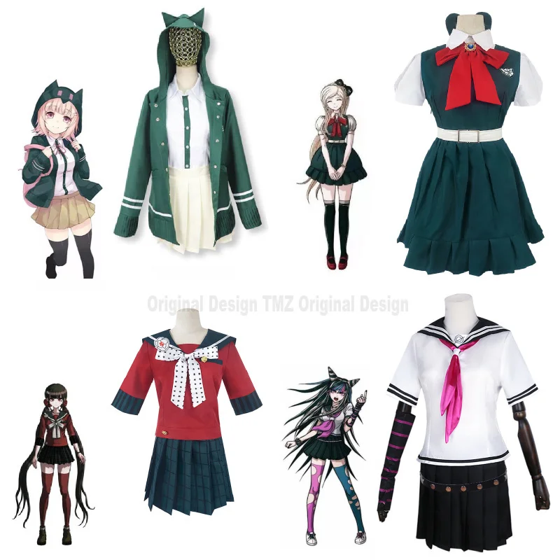 

Женский костюм для косплея Danganronpa, Нанами, Чиаки, Соня нетразумный, харукава, маки, миода, Ибуки, аниме, Хэллоуин