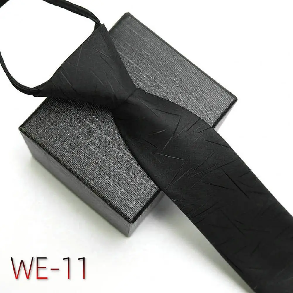 

Wedding Tie Popular Fine Workmanship Zipper Tie Exquisite Zipper Men Tie