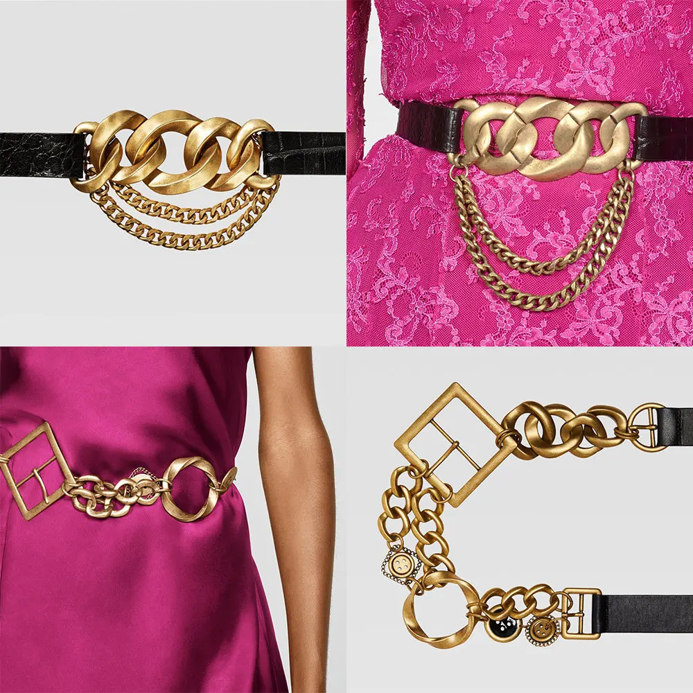 Cinturon mujer роскошные дизайнерские ремни с большими стразами для женщин черные