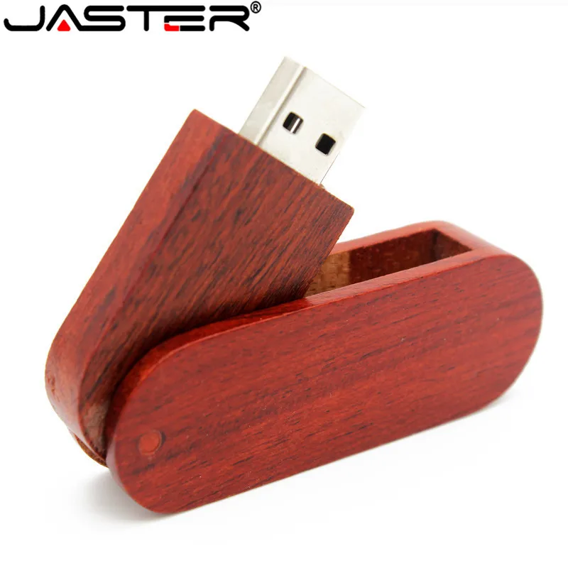 Деревянный бамбуковый USB флеш накопитель JASTER 2 0 4 ГБ 8 16 32 64 1 шт. бесплатный