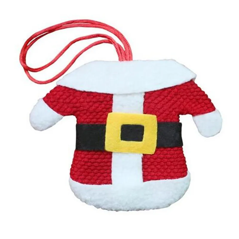 Комплект из 2 предметов новогодняя Рождественская посуда держатель нож вилка