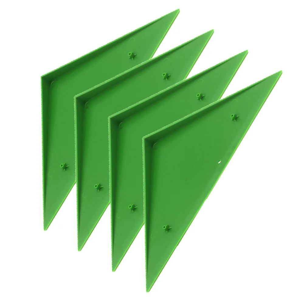 

4PCS Durable Triangle Foosball Table Football Table Corner Edge Protector Fit for Most Foosball Tables Green