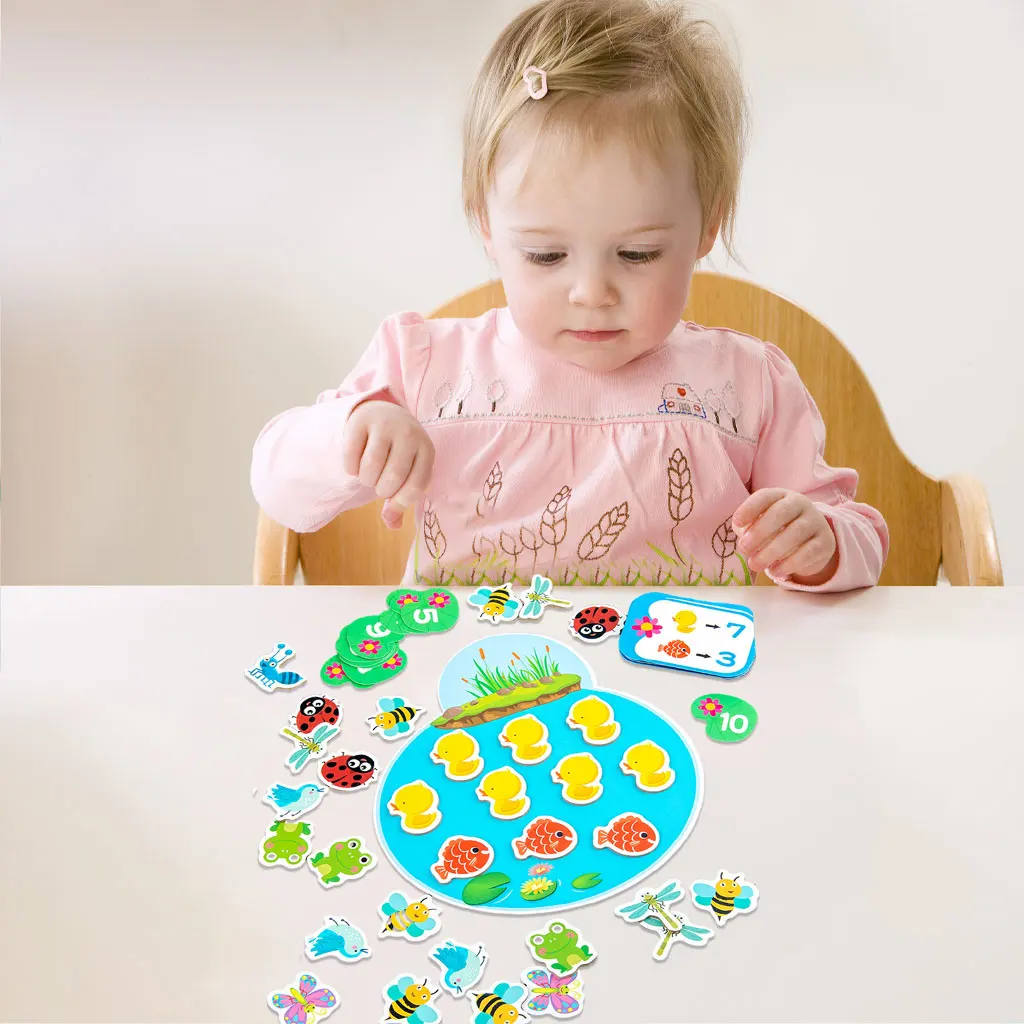 

Preschool Toy Durable Scene Patterns Thicker Design Moderate Size Mathematics for School Teaching Distinguish Baby Girls