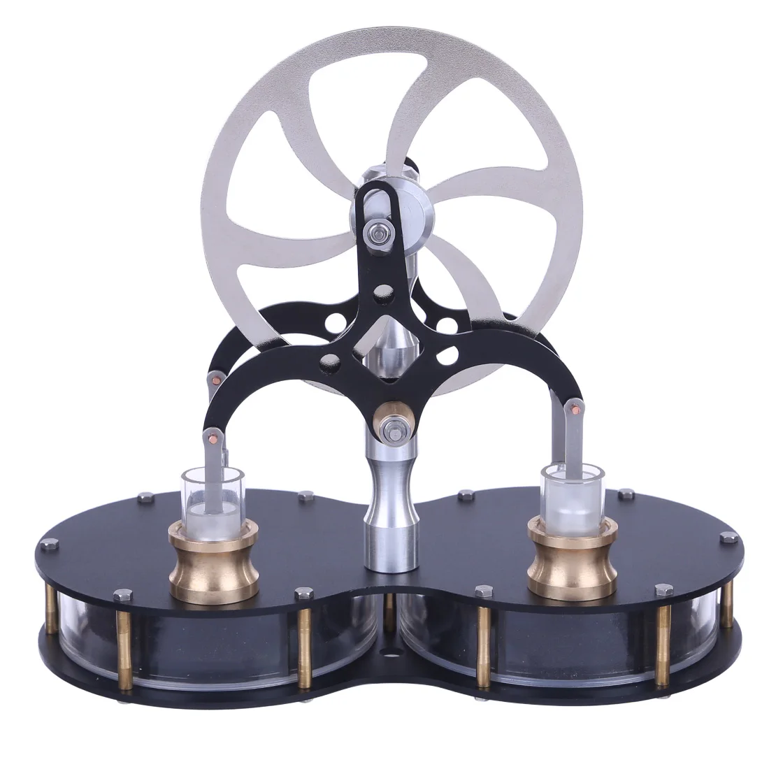 Сборная модель двигателя в форме арахиса образовательная с двухцилиндровым