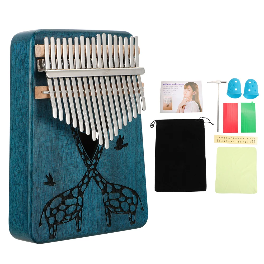 

Kalimba 17 Keys Thumb Piano Finger Piano Musical Instrument Gift for Kids Adult