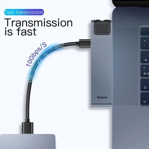 Baseus Thunderbolt C + Pro 7 In 1 Smart Hub Docking Station