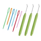 Набор крючков для вязания KAOBUY, 9 шт., Искусственные пластиковые швейные иглы для вязания, трикотаж, искусственные (случайный цвет)