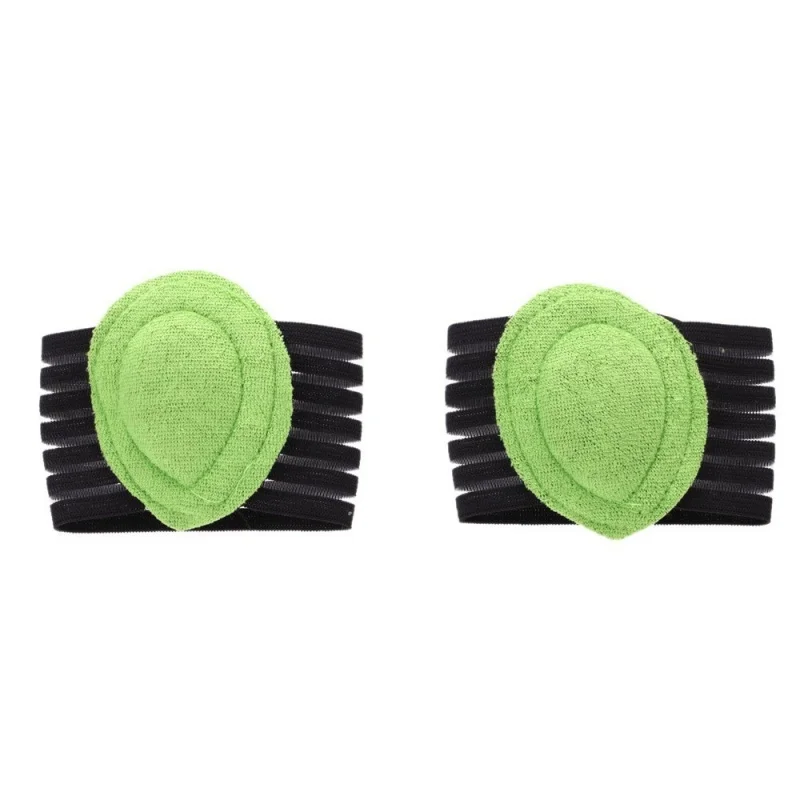 

2Pcs Feet Protect Care Metatarsal Cushion Pain Arch Support Cushion Footpad Run-Up Pad Black+Green