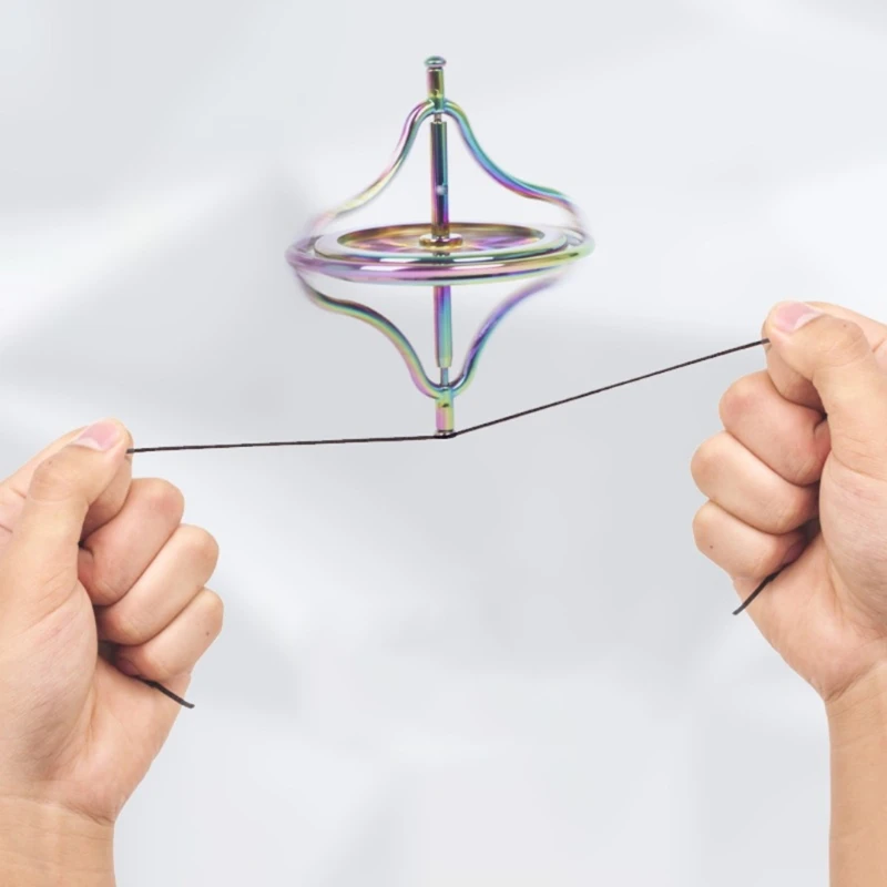 

J60B Anxiety Release Fidget Hand Spinner Sensory Gyro Model Gyroscope for therapy