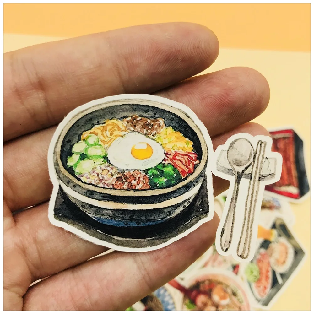 35 шт./компл. Ретро Винтажные японские корейские Стикеры для еды сделай сам