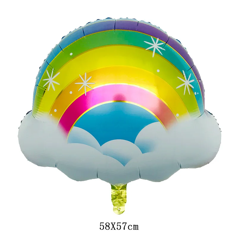 1 шт. большой мультяшный красивый Радужный воздушный шар гелиевые шары для