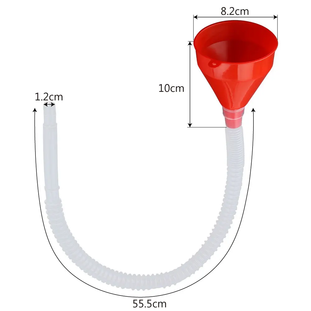 

Fuel Gasoline Petrol Diesel Funnel 2 in 1 Water Tank Funnel Flexible Auto Accessories For Car Motorcycle Truck Vehicle Plastic