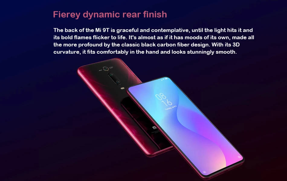 Глобальная версия Xiaomi Mi 9T 6 ГБ ОЗУ 64 Гб ПЗУ Xiaomi Mi ПЗУ Snapdagon 730 Octa 6,39 дюйма 4000 мАч AMOLED дисплей 48MP Al Тройная камера