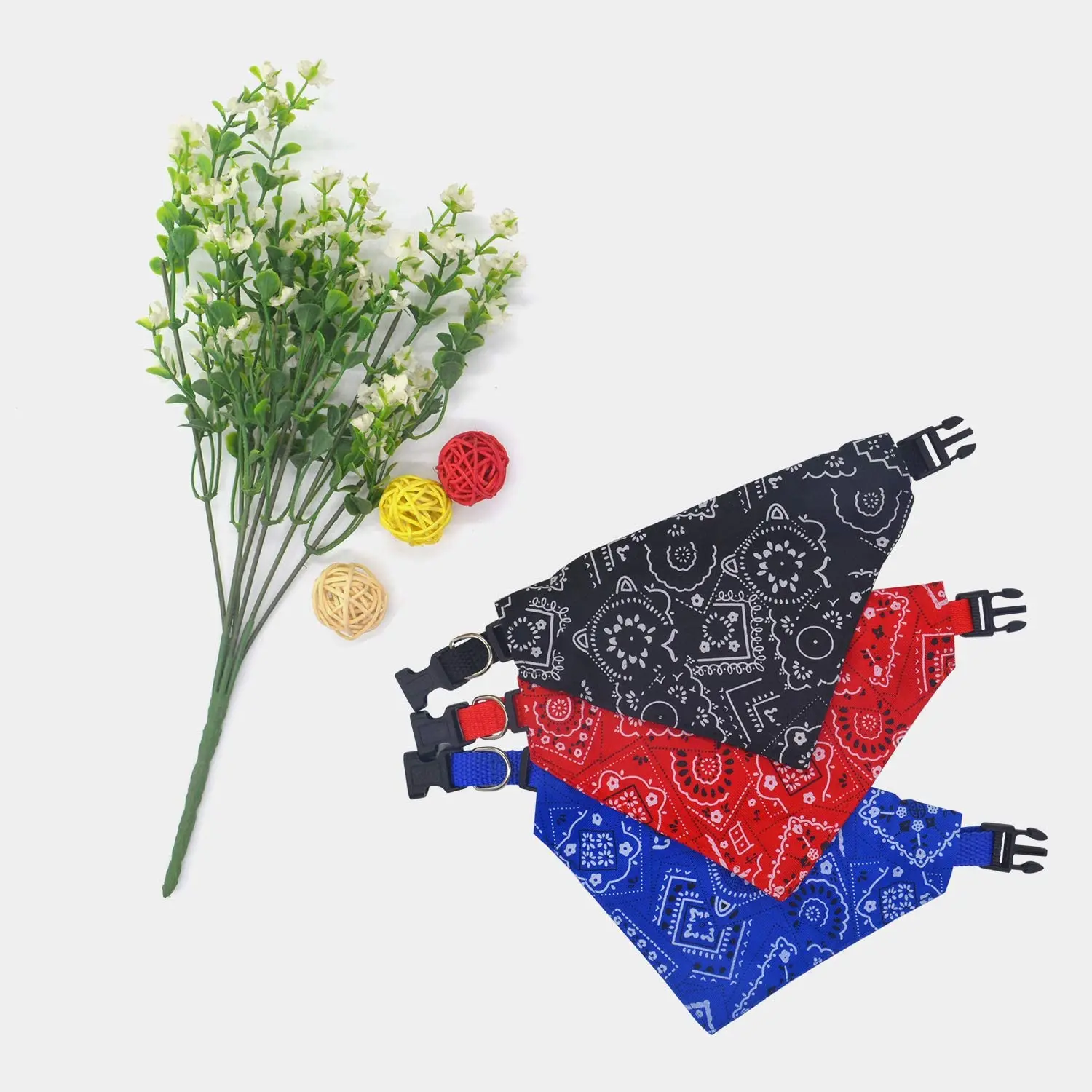 Повязка для собак Pretty &amp Better большой шарф домашних питомцев хлопковый клетчатый