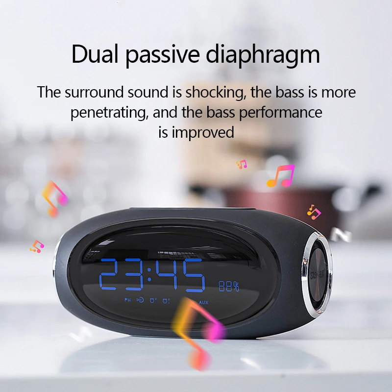 

Bluetooth-Колонка портативная с FM светодиодный радио и светодиодным дисплеем
