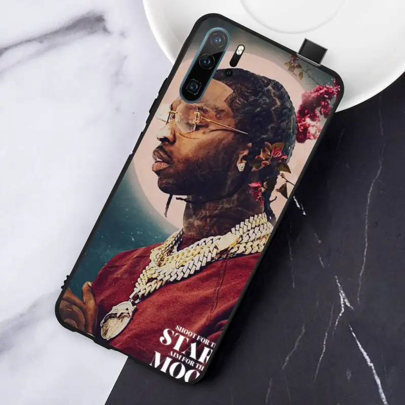 

Pop Smoke Rapper universal cover Phone Case For Huawei P9 P10 P20 P30 Pro Lite smart Mate 10 Lite 20 Y5 Y6 Y7 2018 2019