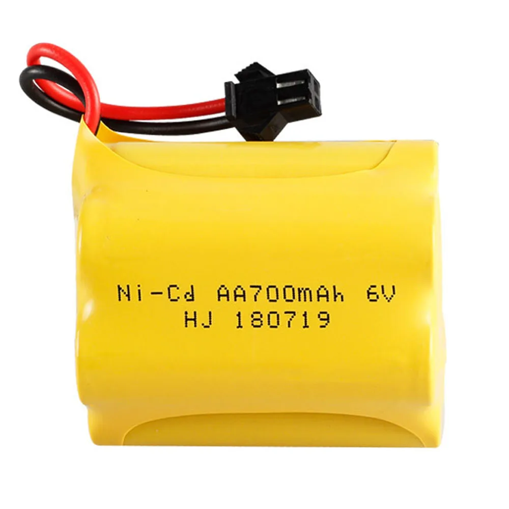 Фото Модель SM Plug T с зарядным кабелем для радиоуправляемых игрушек, автомобилей и лодок, грузовиков, поездов, пистолетов, игрушечных роботов, 6 в, 700 мА/ч, с аккумулятором типа «АА» №4