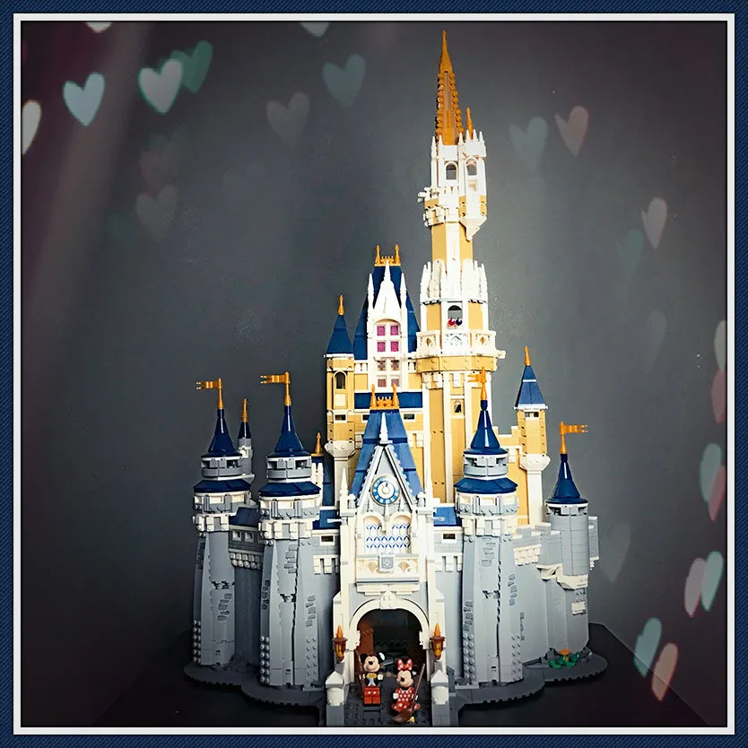 71040 Золушка Принцесса замок модель строительные блоки кирпичи дети девочки
