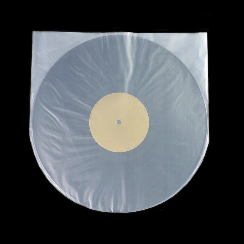 50Pcs 12Inch Antistatic Plastic Cover Inner Sleeves Bag for LP Music Vinyl Record DNJ998 | Дом и сад