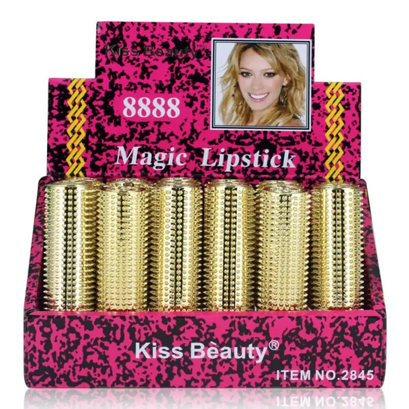 

Not Easy To Fade Long Lasting Moisturizing Natural Aloe Vera Lipstick Temperature Change Color Red Lip Stick Makeup Tools TSLM1