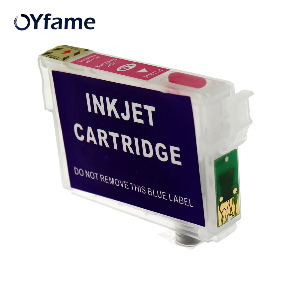 OYfame T0981- T0986 многоразовый чернильный картридж с чипами для принтера Epson Artisan 600 700 800
