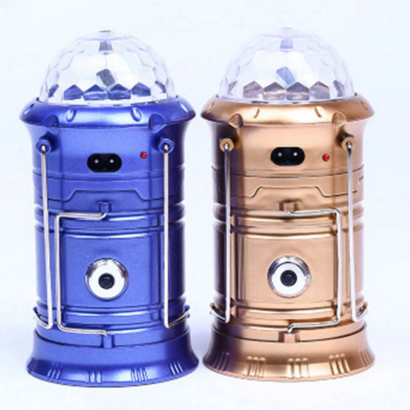 5V зарядка через USB хрустальный шар этап светильник Красочный светодиодный