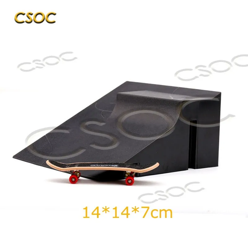 

CSOC Finger Skateboards Skate Toy Park Ramp Set Tech Practice Deck Funny Interior Extreme Sport Fingers Training Toys Games