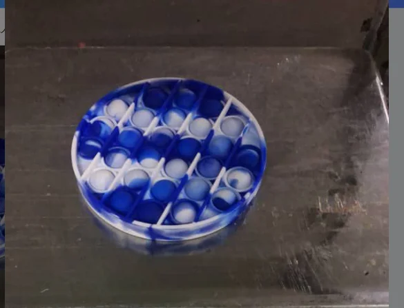 Дешевая Радужная круглая квадратная пузырьковая сенсорная доска для снятия