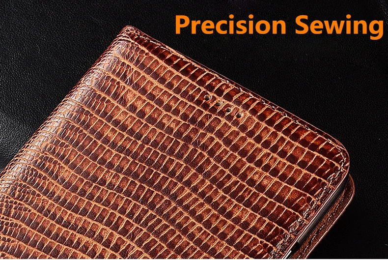 

Lizard pattern natural genuine leather flip case card slot holder for ViVo X30 Pro/ViVo X30/ViVo X27 Pro/ViVo X27 phone bag case