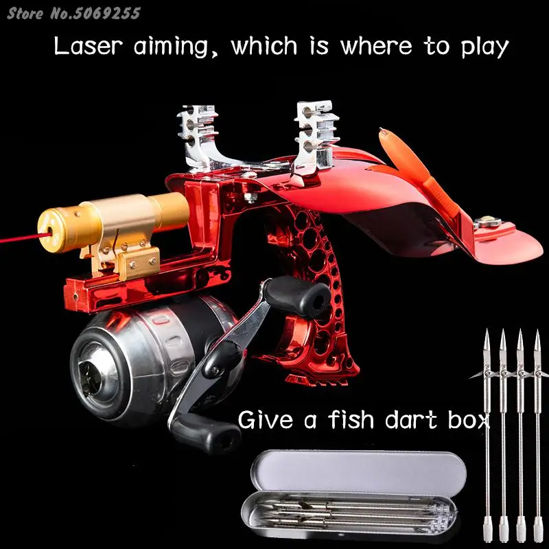 

Precise Fish Shooter, Fish Dart, Fishing Artifact, Powerful Infrared Sight, Dual-use Integrated Fish Bow Slingshot Catapult New