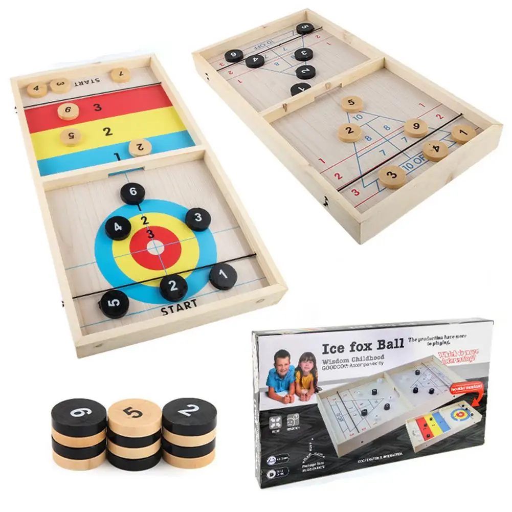 

Catapult Chess Bumper Interactive 2-in-1 Parent-child Interaction Catapult Board Game Bouncing Chess Table Hockey Toy