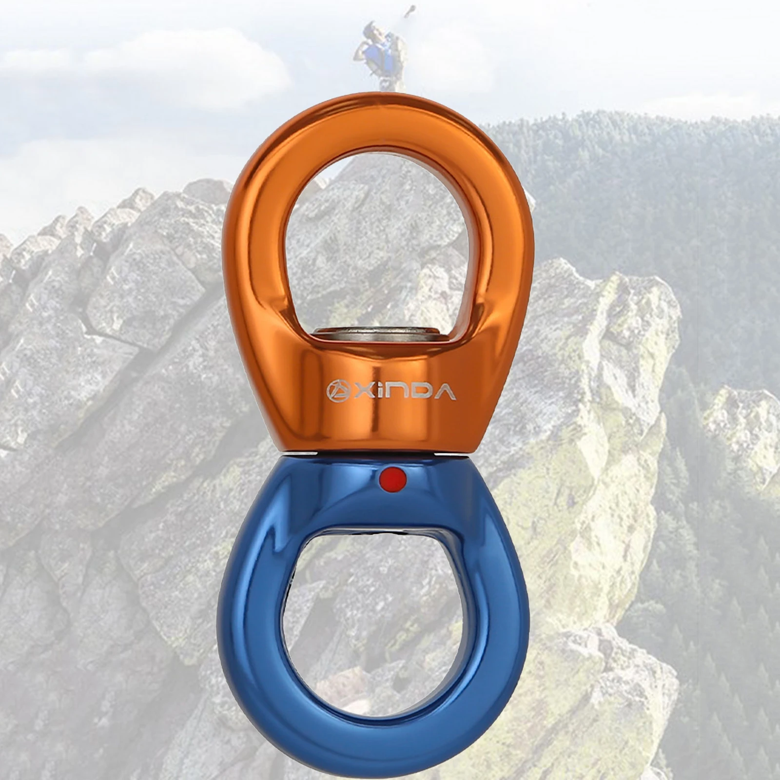 

35KN Swing Swivel Rotor Connector Safest Rotational Device ing Accessory for Rock Climbing Mountaineering Rappelling