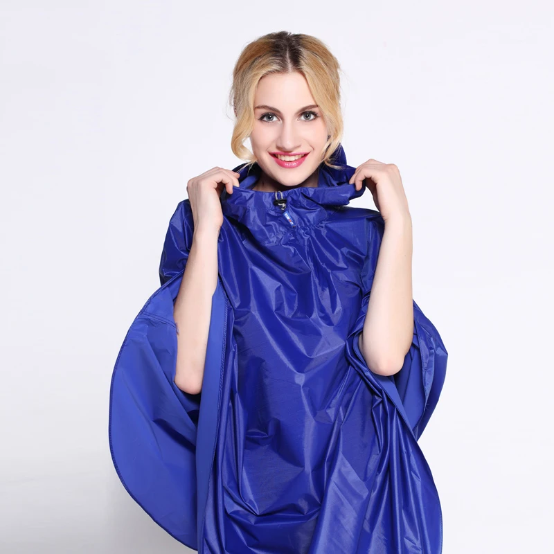 

Blue Waterproof Rain Travel Bicycle Ponchos Bike Motorcycle Women Raincoat Windbreaker Rains Capes Cover Capa De Chuva 60YY317