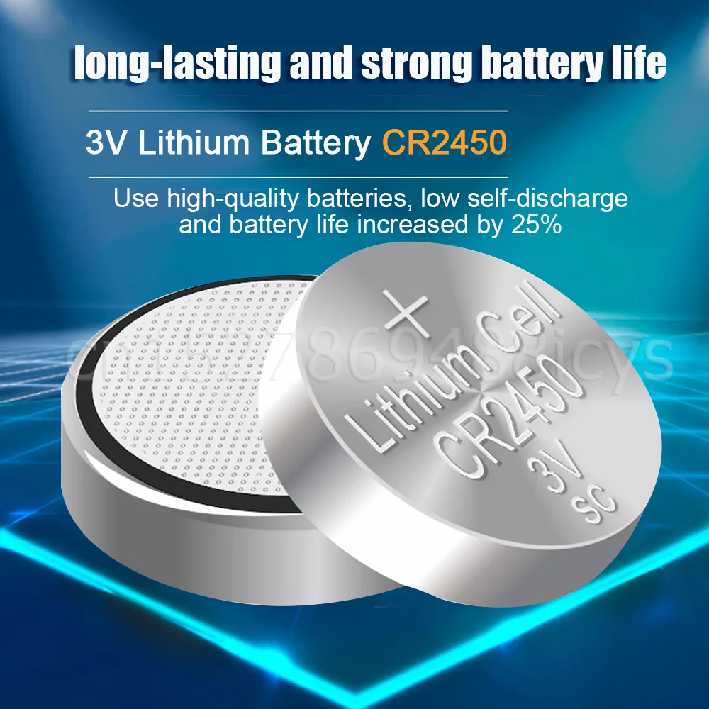 CR2450 CR 2450 3V литиевые батареи для дистанционного управления часы игрушки