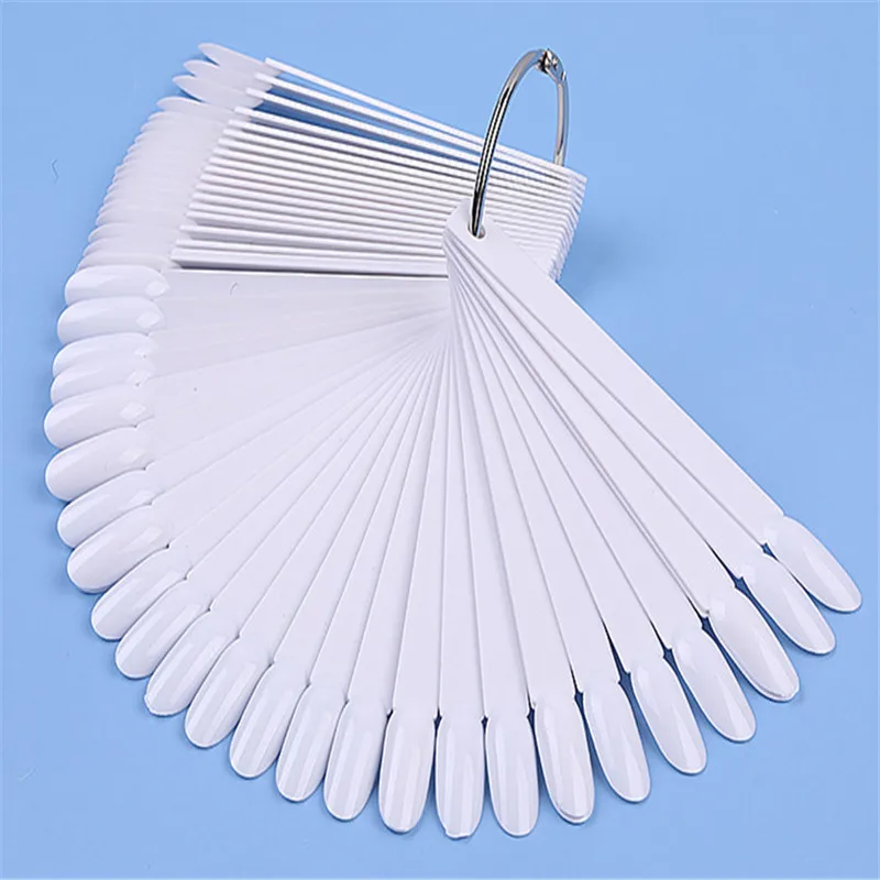 Веерообразный УФ-Гель-лак цветной дисплей таблица образцов тренировочная Пряжка