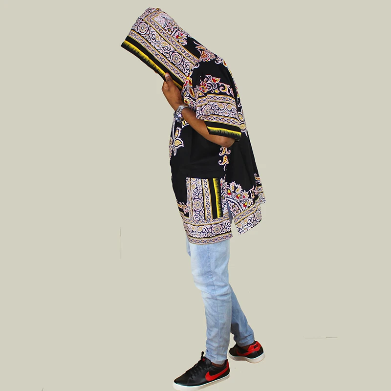 Men Hooded Women Ethnic Style Tops African Dashiki Hoodie Traditional Blouse | Тематическая одежда и униформа