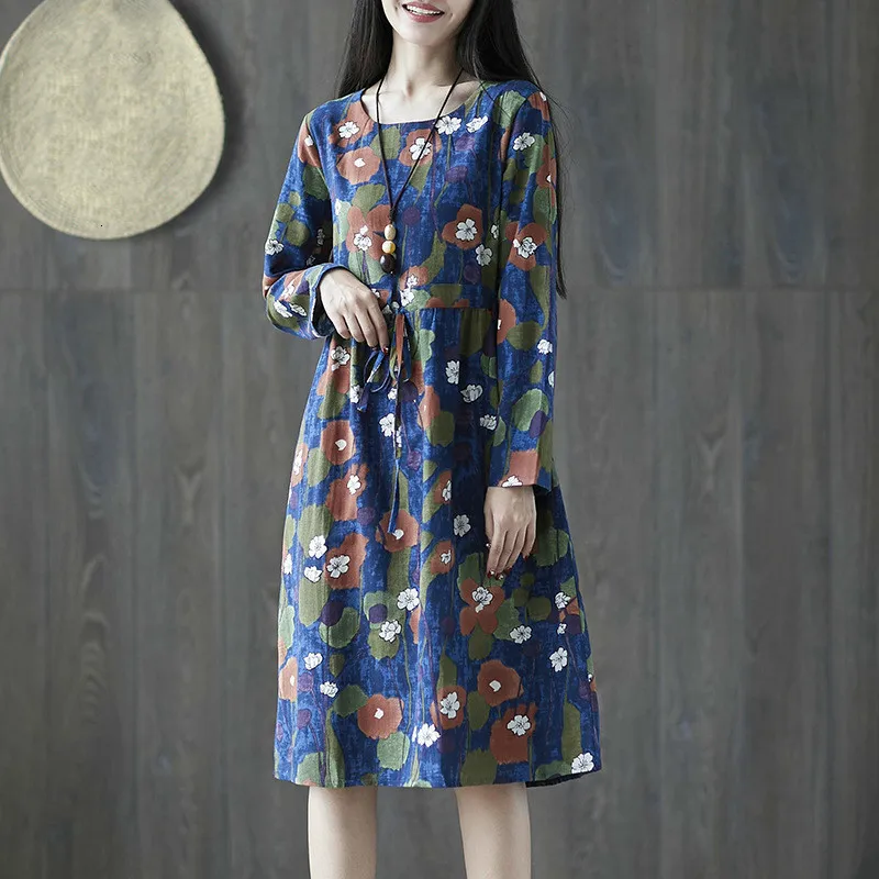 Женское платье с цветочным принтом элегантные вечерние платья длинным рукавом и