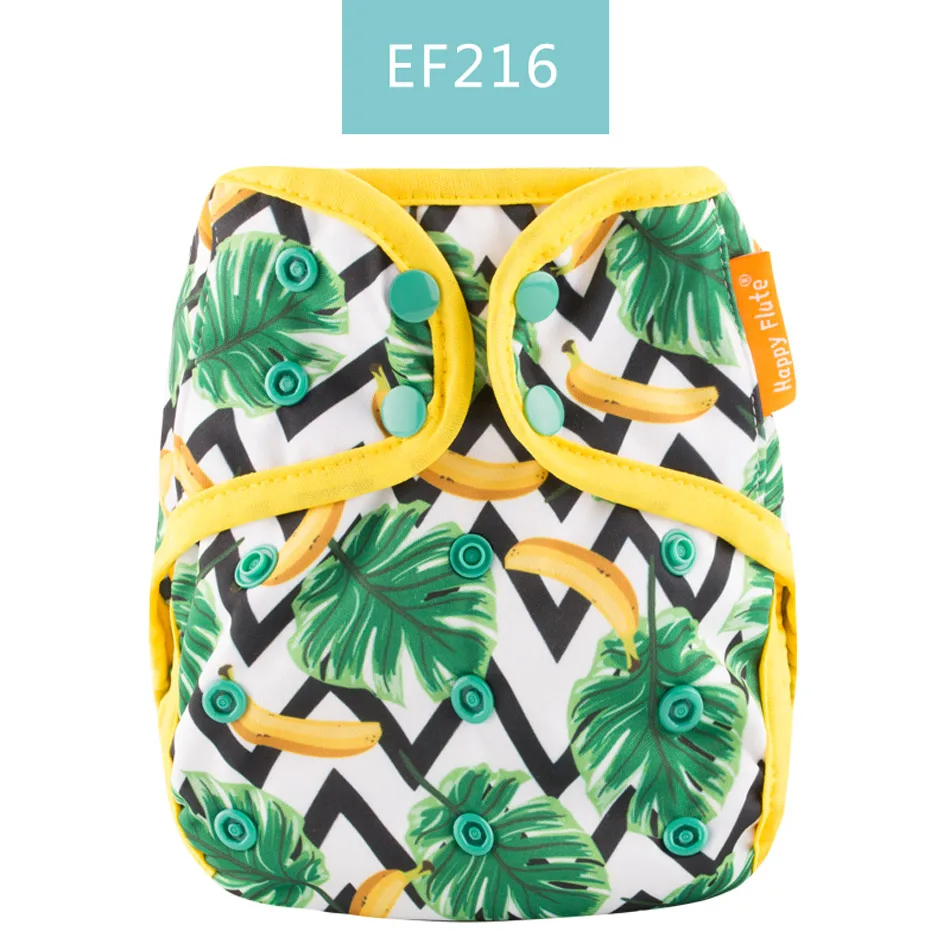 EF216 HappyFlute OS чехол для детских подгузников Новейший цветной переплет водонепроницаемый и многоразовый чехол для подгузников 1 шт - Цвет: EF216